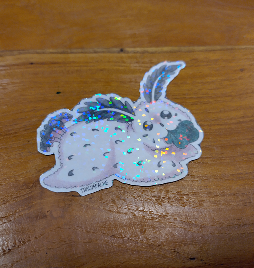 Holografische Aufkleber  - Seeschnecken