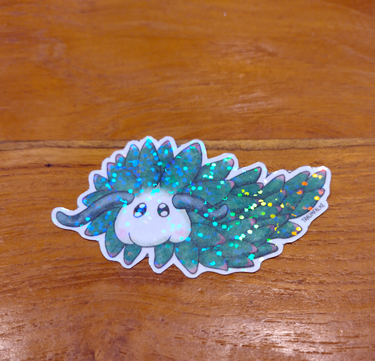 Holografische Aufkleber  - Seeschnecken