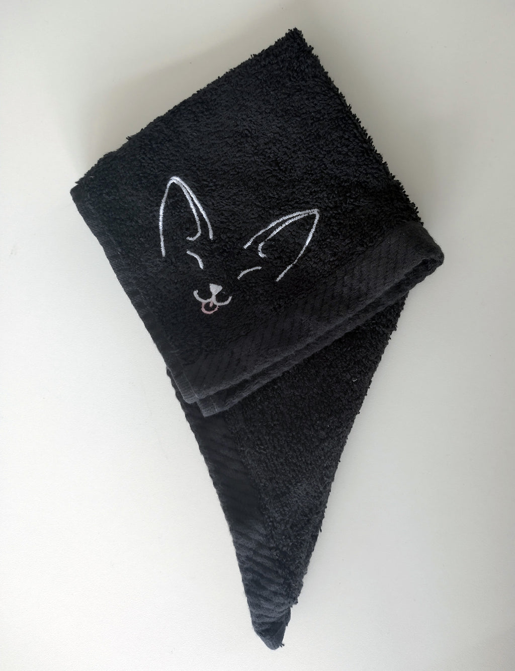 Handtuch - Kawai Fuchs schwarz