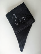 Handtuch - Kawai Fuchs schwarz