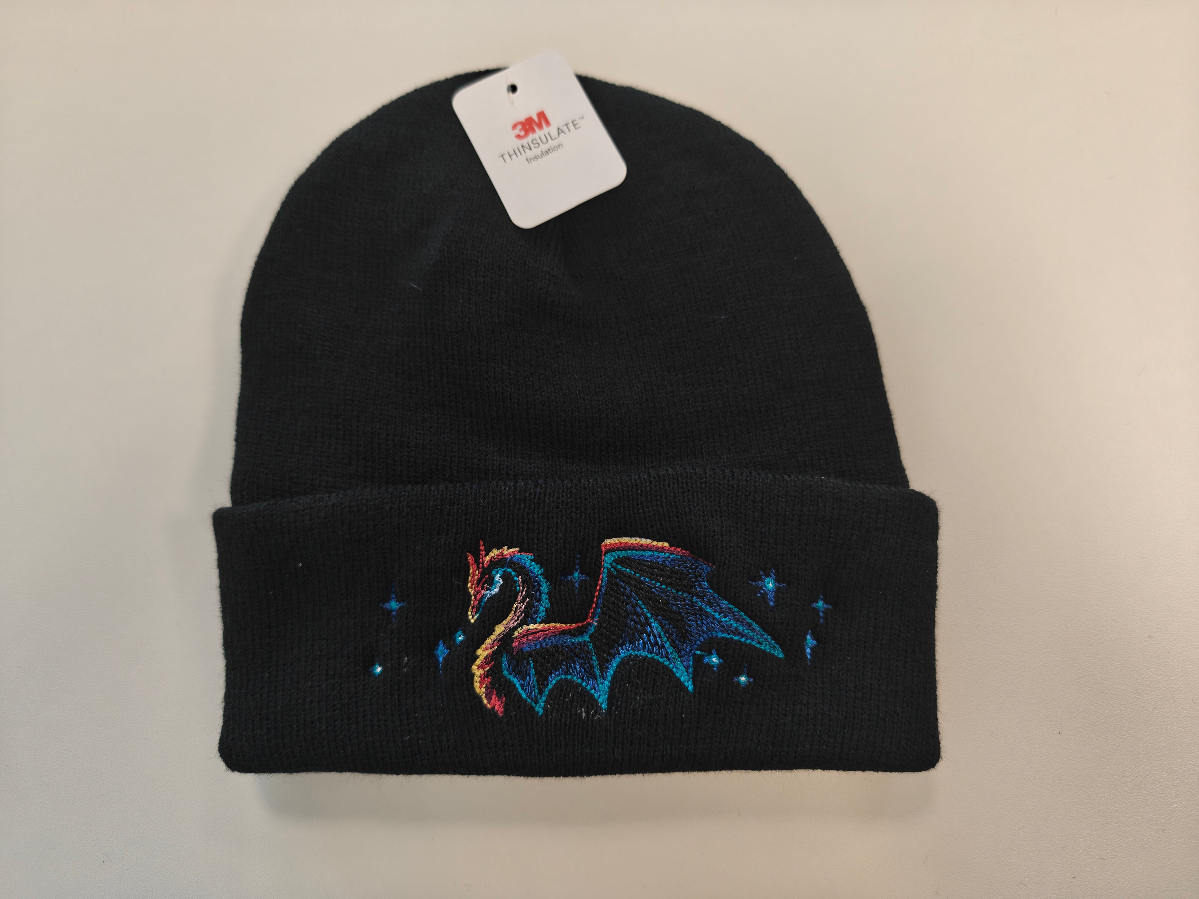 Mütze schwarz gefüttert div. Motive