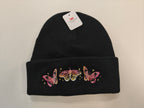 Mütze schwarz gefüttert div. Motive