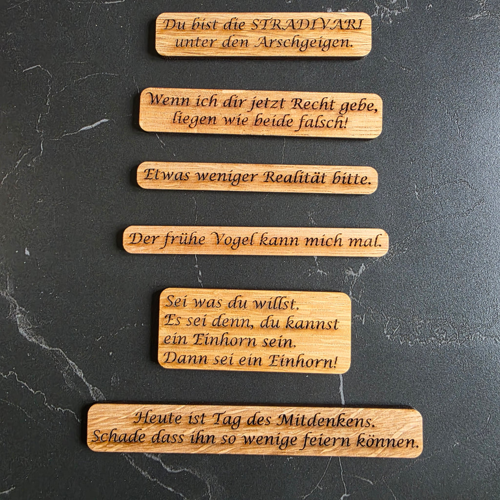Spruchmagnete - Sarkasmus
