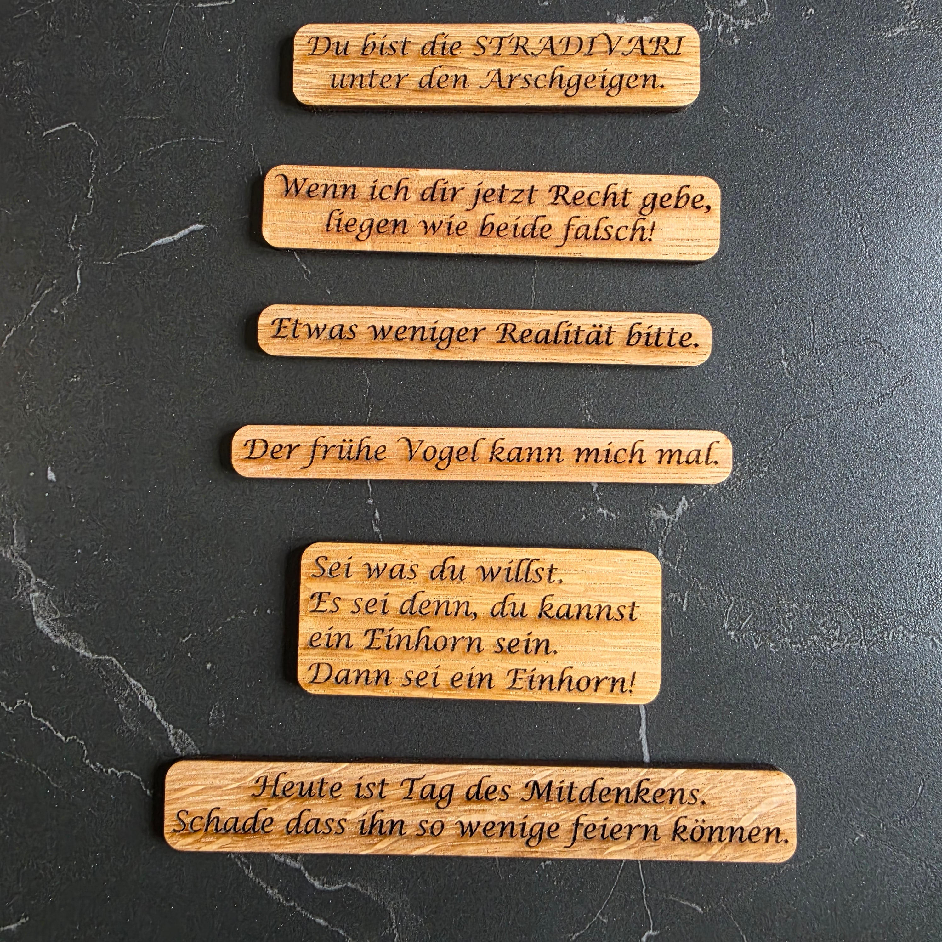 Spruchmagnete - Sarkasmus