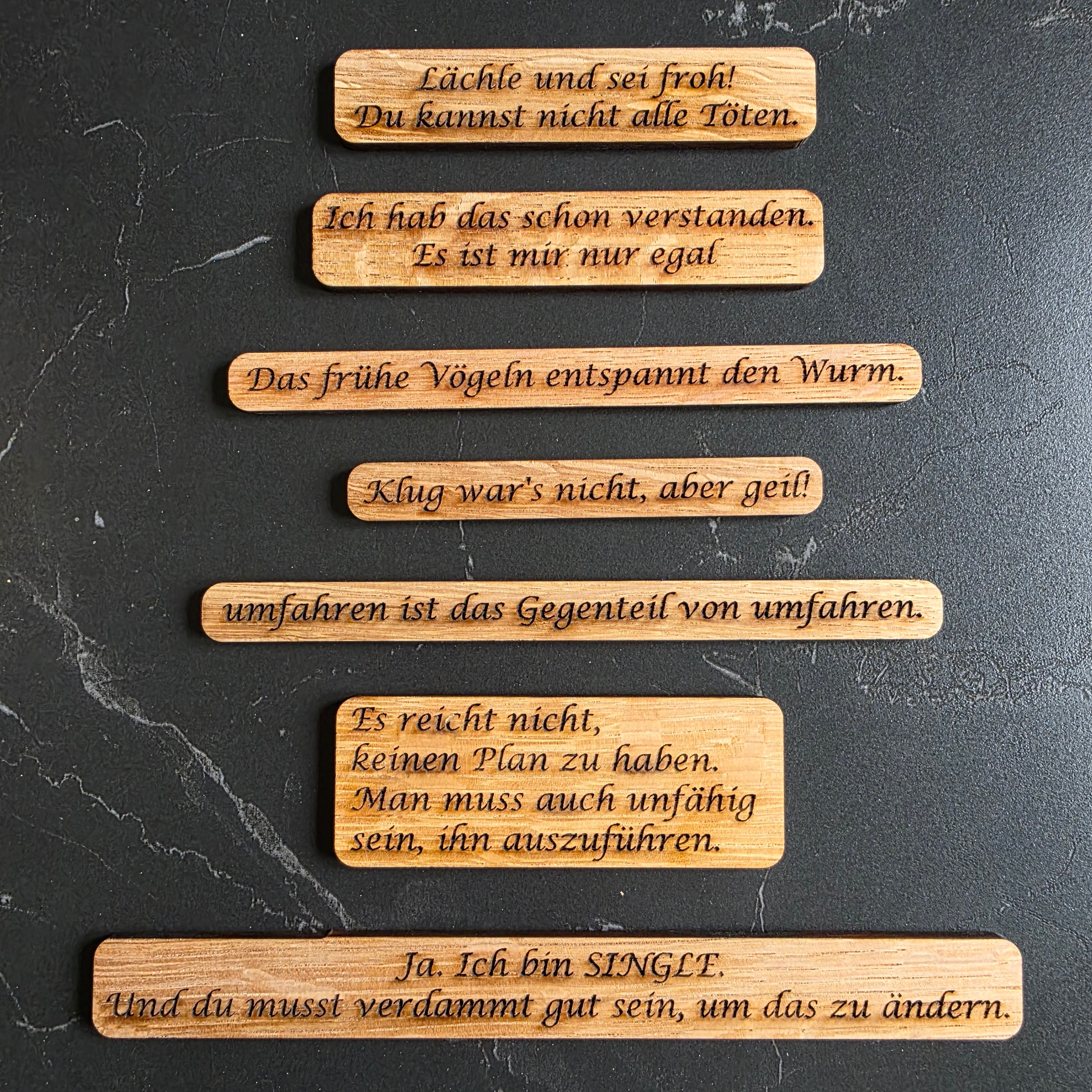 Spruchmagnete - Sarkasmus