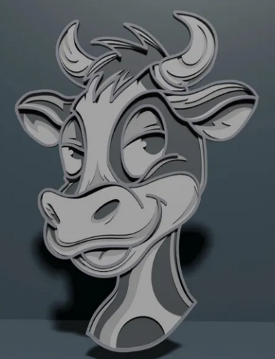 TESTARTIKEL 3D Kuh 2