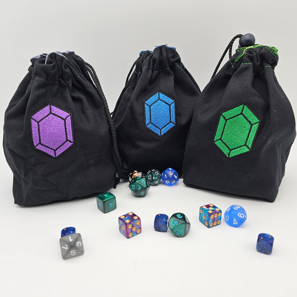 Würfelbeutel Rubine