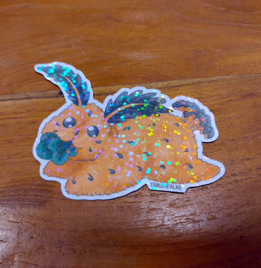 Holografische Aufkleber  - Seeschnecken