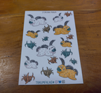 Aufkleber Sheet - Seeschnecken